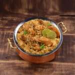 Flora Fantasia offered food - chicken biriyani